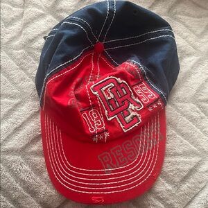 Disney Park Disneyland Resort Baseball Cap DLR 1955 Red White Blue